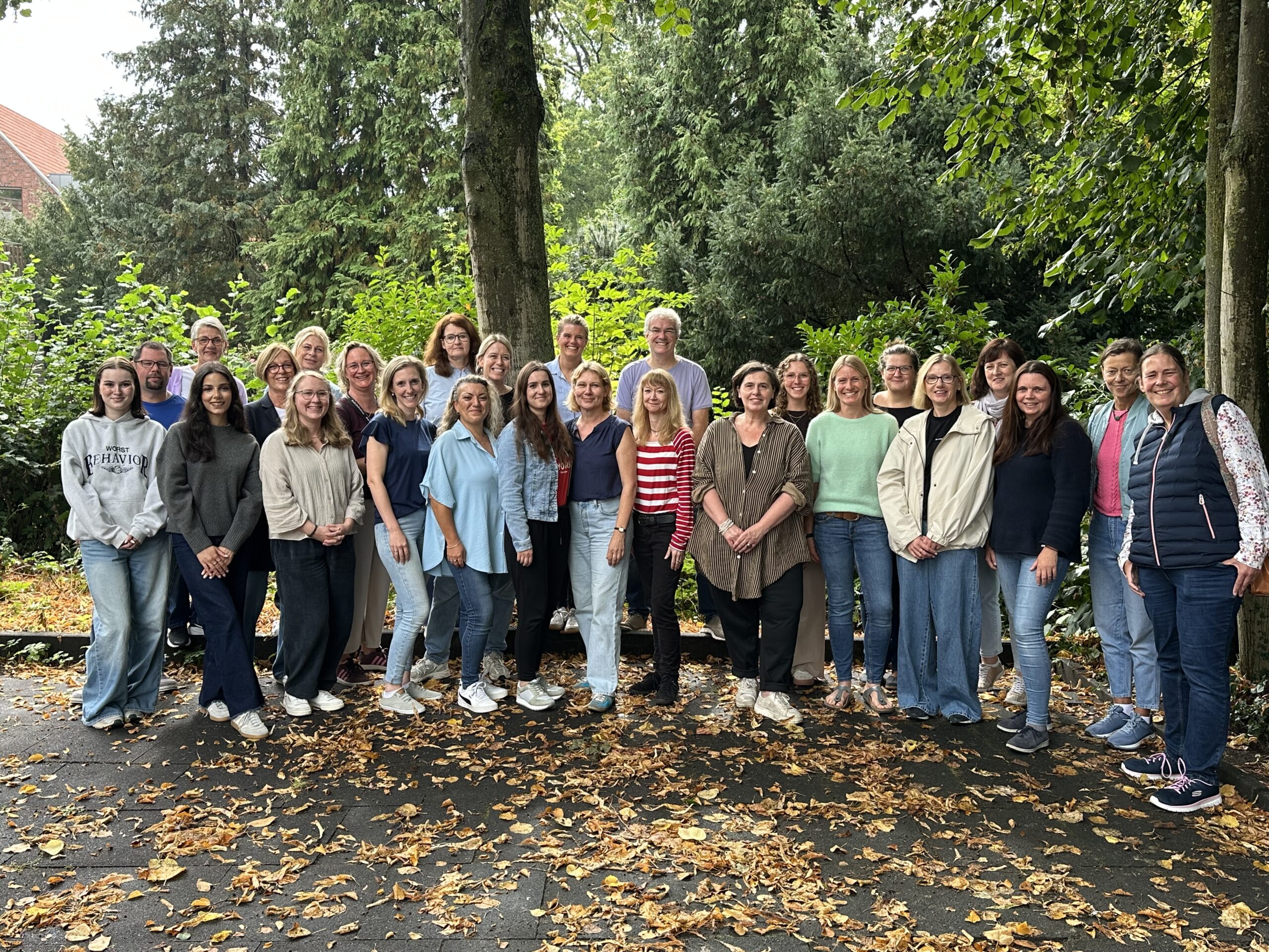Die ganze Mannschaft der Marienschule